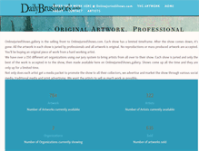 Tablet Screenshot of dailybrushwork.com